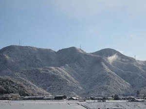 杉坂山の雪景色